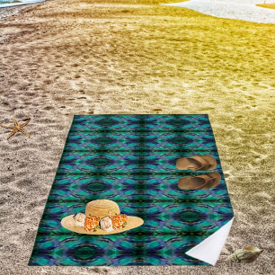 Jeweled Depths Beach Towel