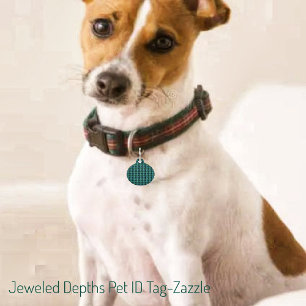 Jeweled Depths-II Pet ID Tag