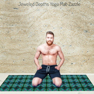 Jeweled Depths-II Yoga Mat