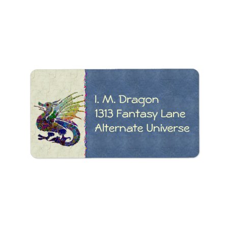 Jeweled Dragon Label