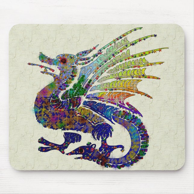 Jeweled Dragon Mouse Pad (Front)
