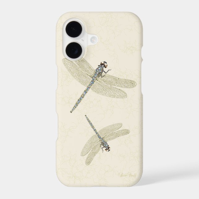 Jeweled Dragonflies iPhone Cases (Back)