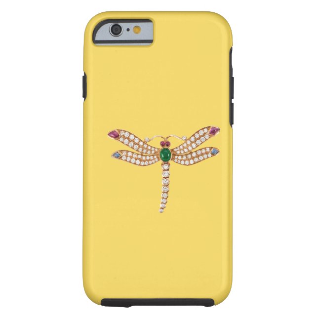 Jeweled Dragonfly iPhone 6 case (Back)