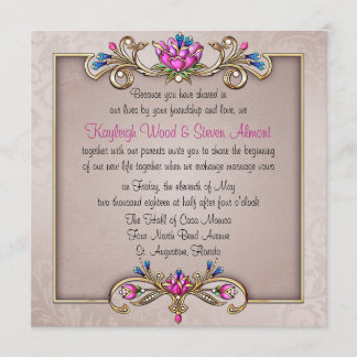 Jeweled Elegance Invitation