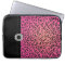 Jeweled Hot Pink Leopard Laptop Cover Sleeve