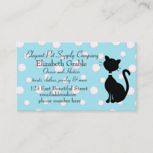 Jeweled Kitty in Blue Appointment Card