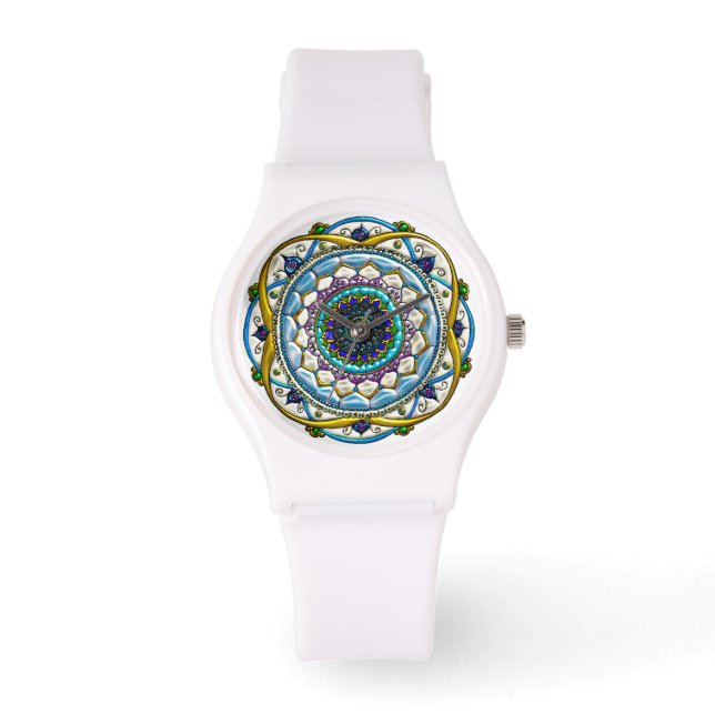 Jeweled Mandala (v1) Watch (Front)