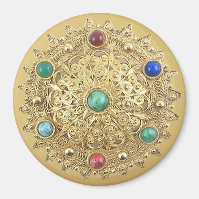 Jeweled Medallion Magnet (Front)