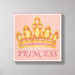 Jeweled Princess Crown by Chariklia Zaris Canvas Print