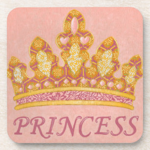 Jeweled Princess Crown by Chariklia Zaris Coaster