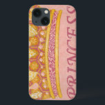 Jeweled Princess Crown by Chariklia Zaris iPhone 13 Case<br><div class="desc">Know a princess in your life that deserves a crown? Then purchase this print from Chariklia Zarris. It features an enchanting jeweled crown with the word "Princess" underneath. A fantastic gift for the royalty in your life!</div>