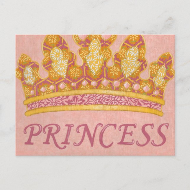 Jeweled Princess Crown by Chariklia Zaris Postcard (Front)