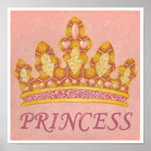 Jeweled Princess Crown by Chariklia Zaris Poster
