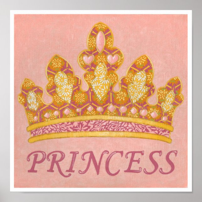 Jeweled Princess Crown by Chariklia Zaris Poster (Front)