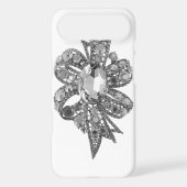 Jeweled & Rhinestone Faux IPhone 4 Case (Back)