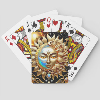Jeweled Sun Poker Cards
