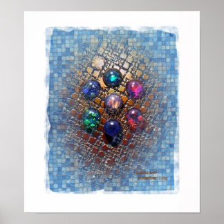 Jeweled Tiles (0001) Poster