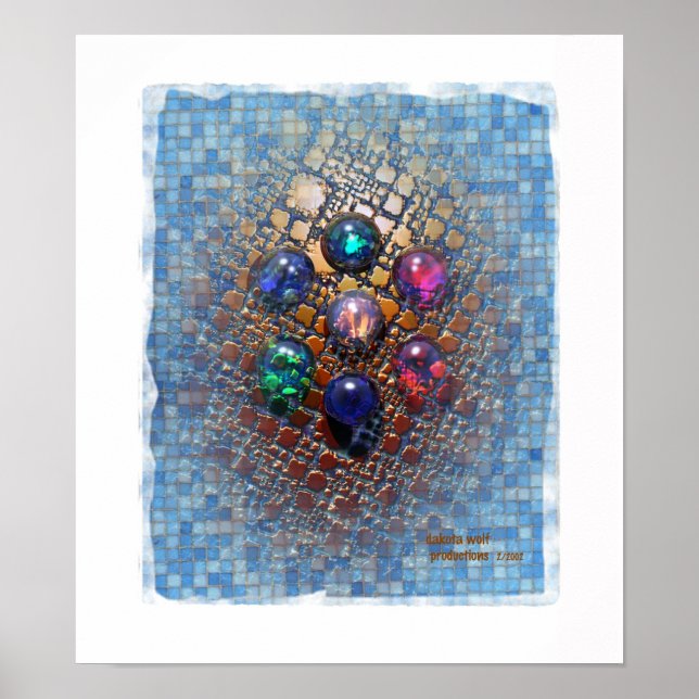 Jeweled Tiles (0001) Poster (Front)