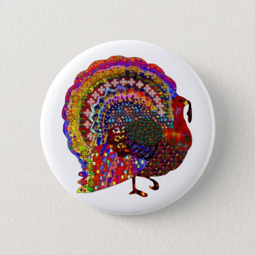 Jeweled Turkey Button