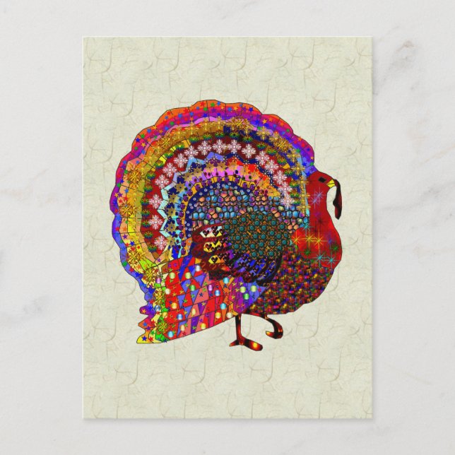 Jeweled Turkey Postcard (Front)