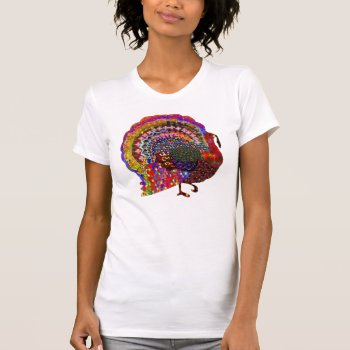 Jeweled Turkey T-shirt by orsobear at Zazzle