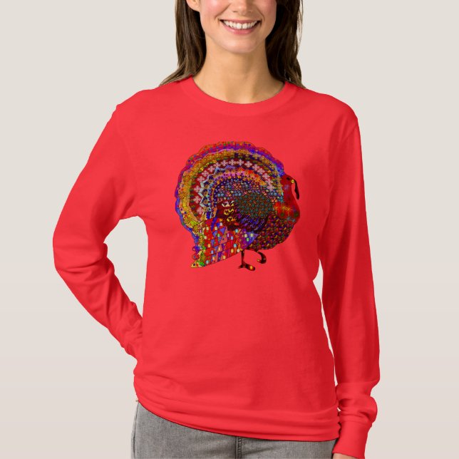 Jeweled Turkey T-Shirt (Front)