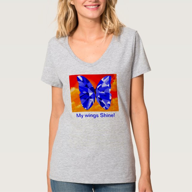 Jeweled Wings T-Shirt (Front)
