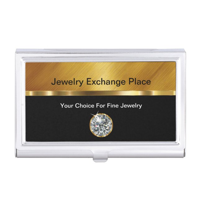 Jeweler Business Card Cases (Front)
