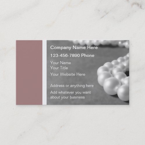 Jeweler Business Cards