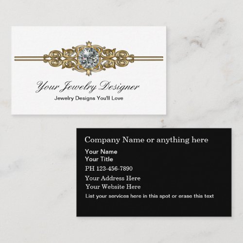 Jeweler Business Cards