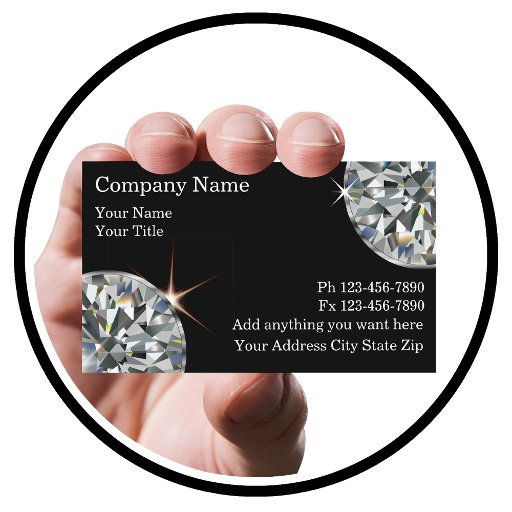Customizable Jeweler Business Cards