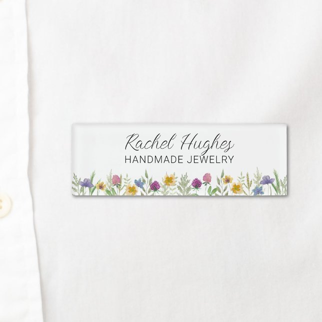 Jeweler Floral Name Tag (Creator Uploaded)