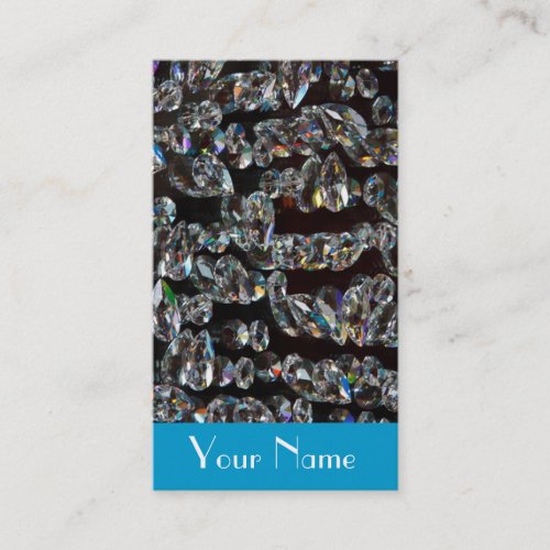 Jeweler Jewelry  Diamond Sparkle Business Card Template