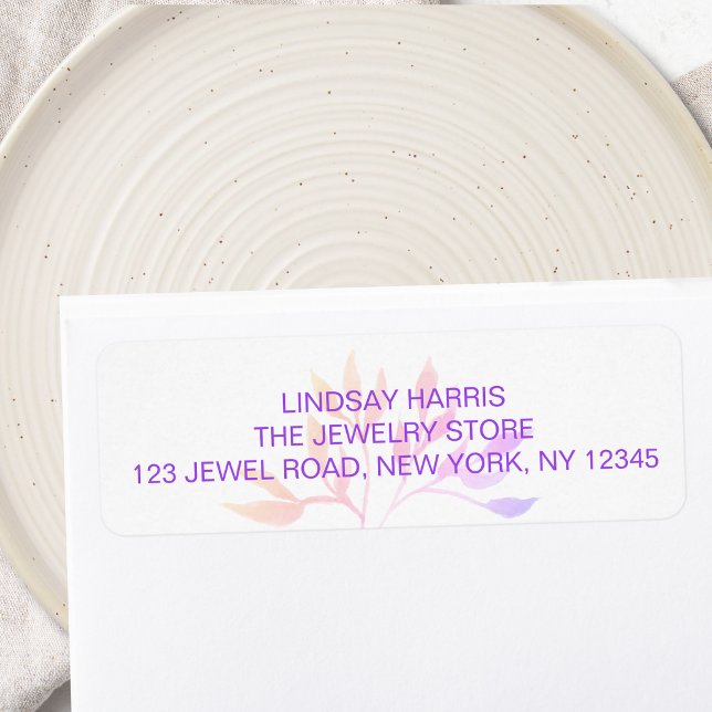 Jeweler Return Address Label (Creator Uploaded)