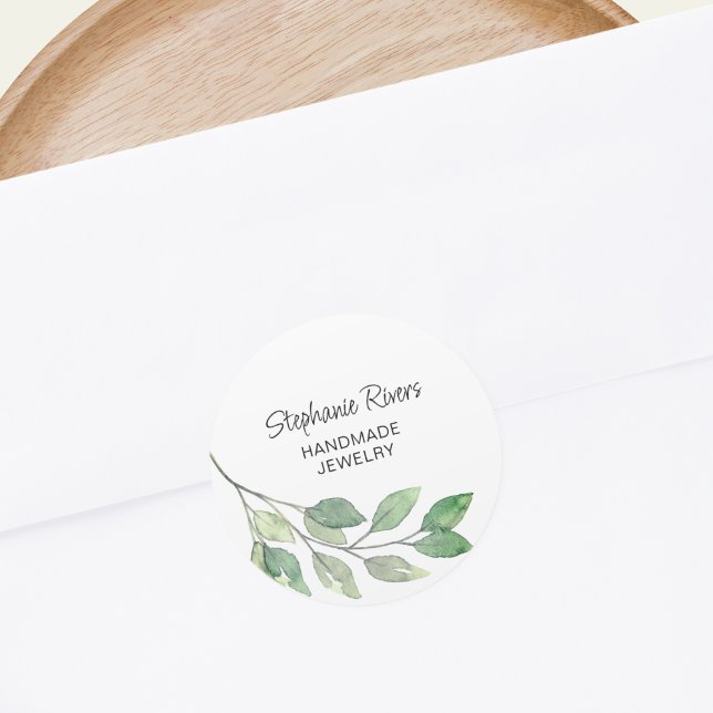 Jeweler's Watercolor Classic Round Sticker (Creator Uploaded)