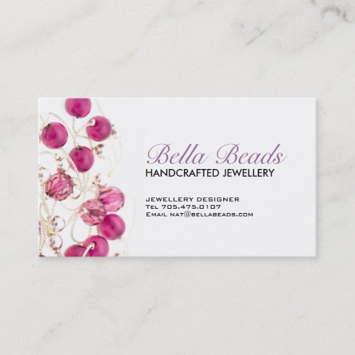 Jewelery Designer Business Card