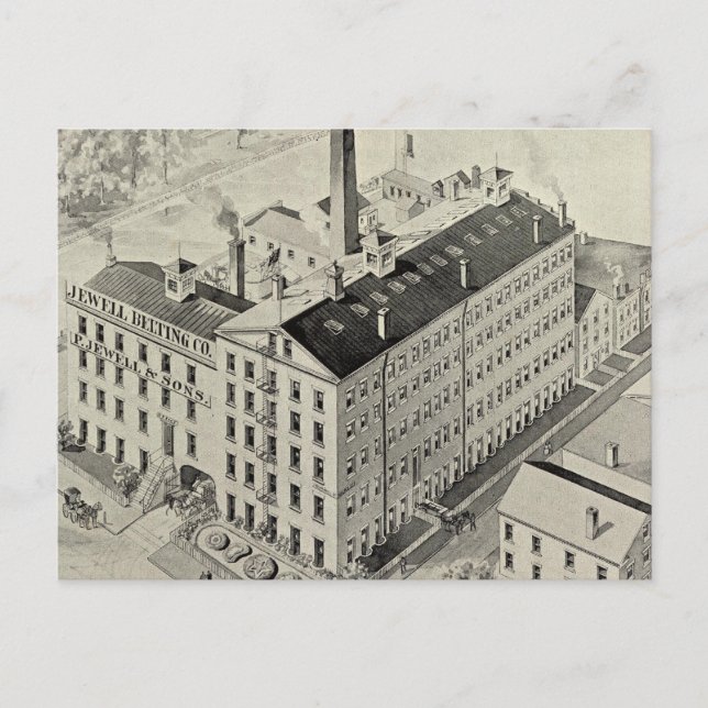 Jewell Belting Co Postcard (Front)