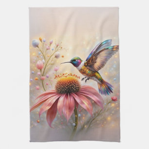 Jewelled Hummingbird Kitchen Towel