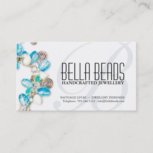 Customizable Jeweller Business Card