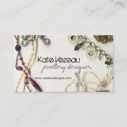 Customizable Jeweller Business Cards