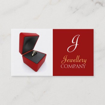 Jewellers Monogram Business Card by Kjpargeter at Zazzle