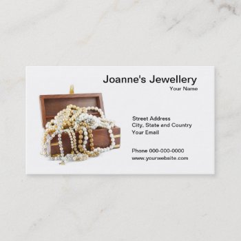 Jewellery Business Card by luissantos84 at Zazzle
