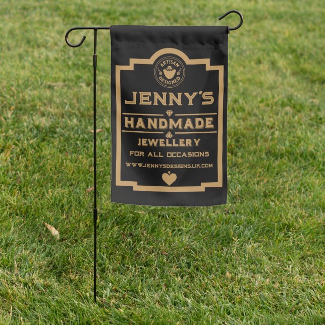 Jewellery Creator Garden Flag (In SItu)