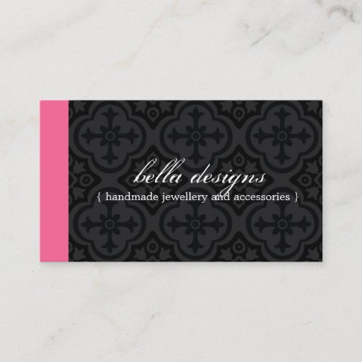 Customizable Jewellery Designer Business Card