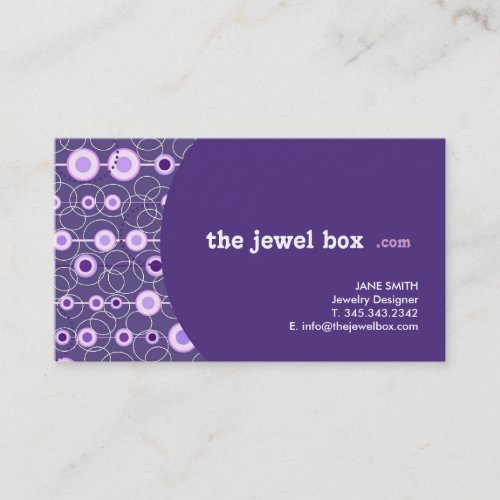 Jewellery Designer Business Cards