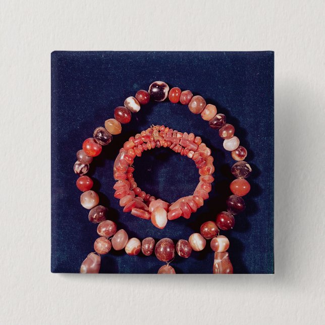 Jewellery from Khorsabad, Iraq Pinback Button (Front)