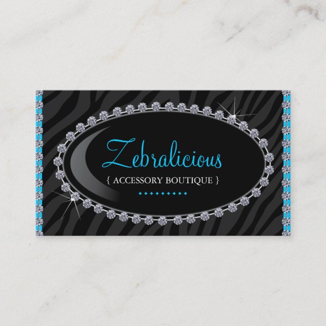 Jewelry & Accessory Boutique Business Cards (Front)