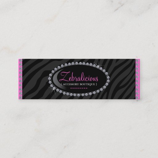 Customizable Jewelry &amp; Accessory Boutique Business Cards