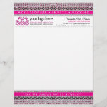 Jewelry and accessories glitz pink diamonds letterhead<br><div class="desc">Jewelry and accessories glitz pink diamonds</div>