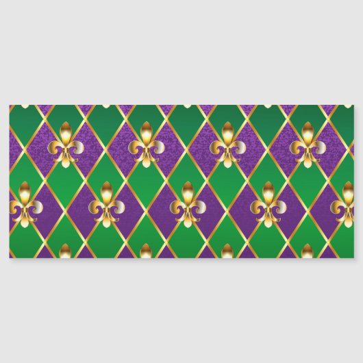 Jewelry Background Mardi Gras (Front)